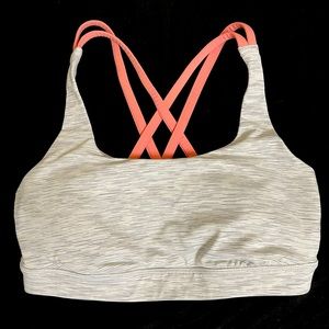 Lululemon Energy Bra Size 6 Wee are from Space Nimbus/Battleship
